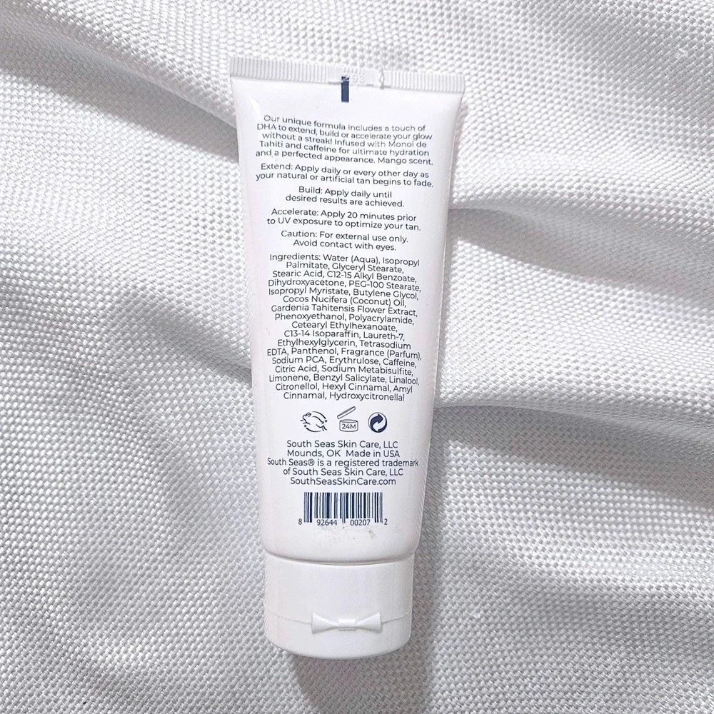 South Seas Tahitian Tan Extender Gradual Self Tanner Accelerator 3.4oz‎ Mango